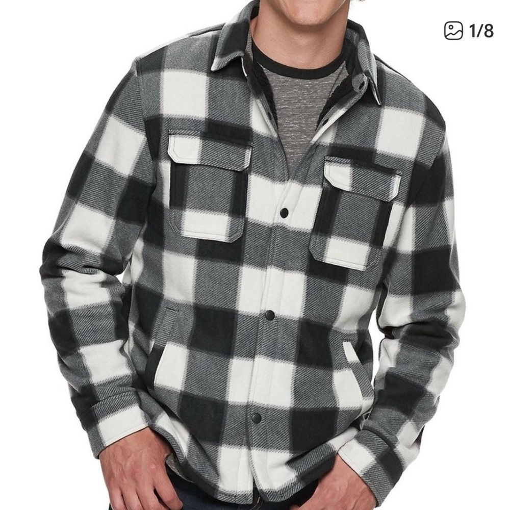 Polar Fleece Shirt Jacket Urban Pipeline